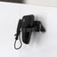Hair Dryer Rack Wall Mount Simple Plastic Hair Dryer Holder Shower Organizer Carousel 2