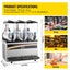 Slushie Machine Margarita Slush Maker 45L Frozen Drink Machine Carousel 7