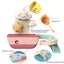 Wall-mounted Fishing Water Play Track Bath Toys Creative Swimming Pool Bathing T Carousel 4