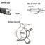 Plumber Drain Snake Pipe Pipeline Sewer Cleaner 12M 6 Drill Bit Tool Carousel 9