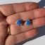 925 Sterling Silver Premium Crystal Opal Earrings "Eleanor" (Dark Blue) Carousel 3
