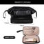 Cosmetic Bag Portable Leather Makeup Bag Double Layer Large Cosmetic Bag Trave Carousel 2