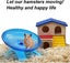 Hamster Flying Saucer Running Ex ercise Wheel Hamster Ex ercise Wheel For Gerb Carousel 4