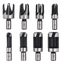8pcs High Carbon Steel Drill Wood Plug Tenon Drill Bit Cutter Woodworking Tool Carousel 1