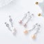 925 Sterling Silver Crystal Pearl Earrings "Alice" (White) Carousel 3