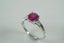 Gorgeous Red Ruby & diamond ring in 9ct white gold Carousel 4