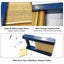 1 Musical Washboard 1 Percussion Tool Blue With Wooden Scraper Carousel 3