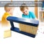1 Musical Washboard 1 Percussion Tool Blue With Wooden Scraper Carousel 4