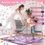 Musical Dancing Mat For Kids Girls With Led Light Blinking 6 Game Modes Touch Carousel 2
