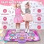 Musical Dancing Mat For Kids Girls With Led Light Blinking 6 Game Modes Touch Carousel 4