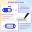30 Key Tags 10 Colors Plastic Key Rings Writable Tag Holders For Home Can B Carousel 4