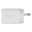 Belkin BOOST UP Dual USB-C Wall Charger - GaN Technology 65W with PPS Carousel 2