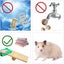 Hamster Chew Toys pet Natural Wooden Dumbbells Ex ercise Bell Roller Tunnel Tu Carousel 3