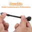 4Pcs Blinds Bungee Tie Downs 3.1 Inch for Roller Blinds Shades Black Carousel 4