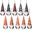 Halloween Hanging Gnome Ornaments Set Of 10, Plush Vampire Spider Pumpkin Gnomes Carousel 1