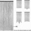 Thin Rope Door Curtain With Silver Thread gray 100 * 200cm Single Door Curtai Carousel 3