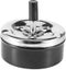 Ubiuo Ashtray Stainless Steel Mini Round Push Down Ashtray With Spinning Tray Carousel 4