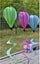 3 Colorful Hot Air Balloon Windmills Outdoor Hanging Rotating Colorful Hot Air Carousel 4