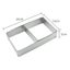 Cake Mold Adjustable Scalable Rectangle Stainless Steel Mousse Cake Mold Ring Carousel 3