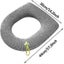 Warm Toilet Seat Cover Pads 4pcs Soft Bathroom Thick Warm Padded With Handle Toi Carousel 2