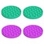 4x Kids Pop It Push Pop Bubble Silent Sensory Fidget Stress Relief Toy Carousel 3
