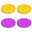 4x Kids Pop It Push Pop Bubble Silent Sensory Fidget Stress Relief Toy Carousel 4
