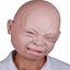 Halloween Decor Crying Baby Mask Costume Party Baby Mask Full Head For Adults Carousel 1