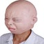 Halloween Decor Crying Baby Mask Costume Party Baby Mask Full Head For Adults Carousel 2