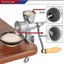 Bend Head Coffee Bean Grinder Machine Wood Handle Powder Cleaning Brush Tool Carousel 3