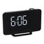 Digital Curve LED Projector Alarm Clock with White Light for Bedroom Carousel 2