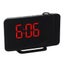 Digital Curve LED Projector Alarm Clock with White Light for Bedroom Carousel 5