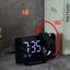 Digital Curve LED Projector Alarm Clock with White Light for Bedroom Carousel 12
