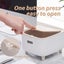 Mini Desk Trash Can Tiny Desktop Garbage Can With Lid Plastic Mini Waste Bas Carousel 4