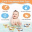 4pcs Baby Bath Toys space Rocket Ship Swimming Pool Toys swimming Toys Bath Bo Carousel 3