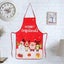 Christmas Aprons Santa Claus Elk Snowman Decoration Apron Christmas Cooking Ap Carousel 4