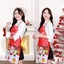 Christmas Aprons Santa Claus Elk Snowman Decoration Apron Christmas Cooking Ap Carousel 5