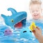 Baby Bath Toys Enamelled Spray Fishing Fish Splashing Shark Fishing Baby Boys Carousel 4