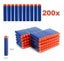200/pack Nerf Gun Bullets Round Head Refill Darts Blasters Carousel 1