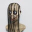 New Halloween Decor Horror With Long Hair Mask Funny Mask V-shaped Mouth Mask Carousel 4