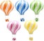 Hanging Hot Air Balloon Paper Lanterns Set, Party Decoration Birthday Wedding Ch Carousel 1