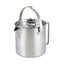 Outdoor Stainless Steel Kettle Folding Handle Camping Hung Pot Portable Coffee Carousel 1