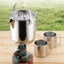 Outdoor Stainless Steel Kettle Folding Handle Camping Hung Pot Portable Coffee Carousel 4