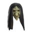Old Witch Mask Green Face Halloween Decor Creepy Scary Horror Cosplay Costume Carousel 1