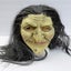 Old Witch Mask Green Face Halloween Decor Creepy Scary Horror Cosplay Costume Carousel 3