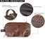 Water-resistant Leather Toiletry Bag For Men Large Travel Wash Bag Shaving Dop Carousel 4