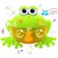 Bath Toy Green Bubble Machine For Kids Compatible With Bath Toys Musical Baby Carousel 4