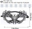 Metal Mask Gorgeous Comfortable Delicate Mount Face Female Wolf Mask For Party Carousel 4