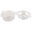 50 X Single Plastic Clear Cupcake Holder - Carousel 2