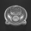 50 X Single Plastic Clear Cupcake Holder - Carousel 3