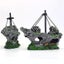 Resin Fishing Boat Aquarium Ornament Plastic Decoration Plant For Fish Tank Acce Carousel 4